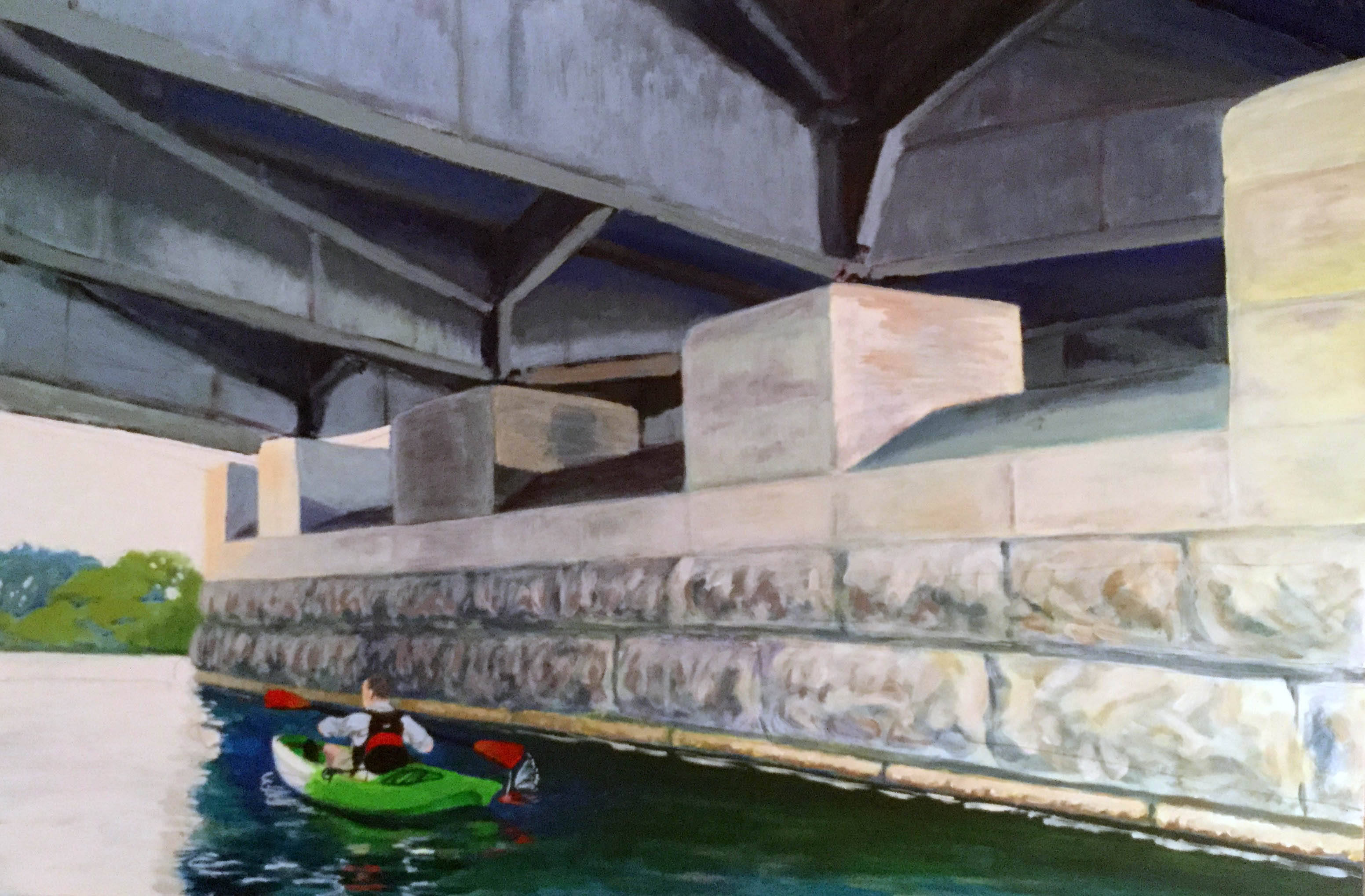 Underneath: Theodore Roosevelt Memorial Bridge